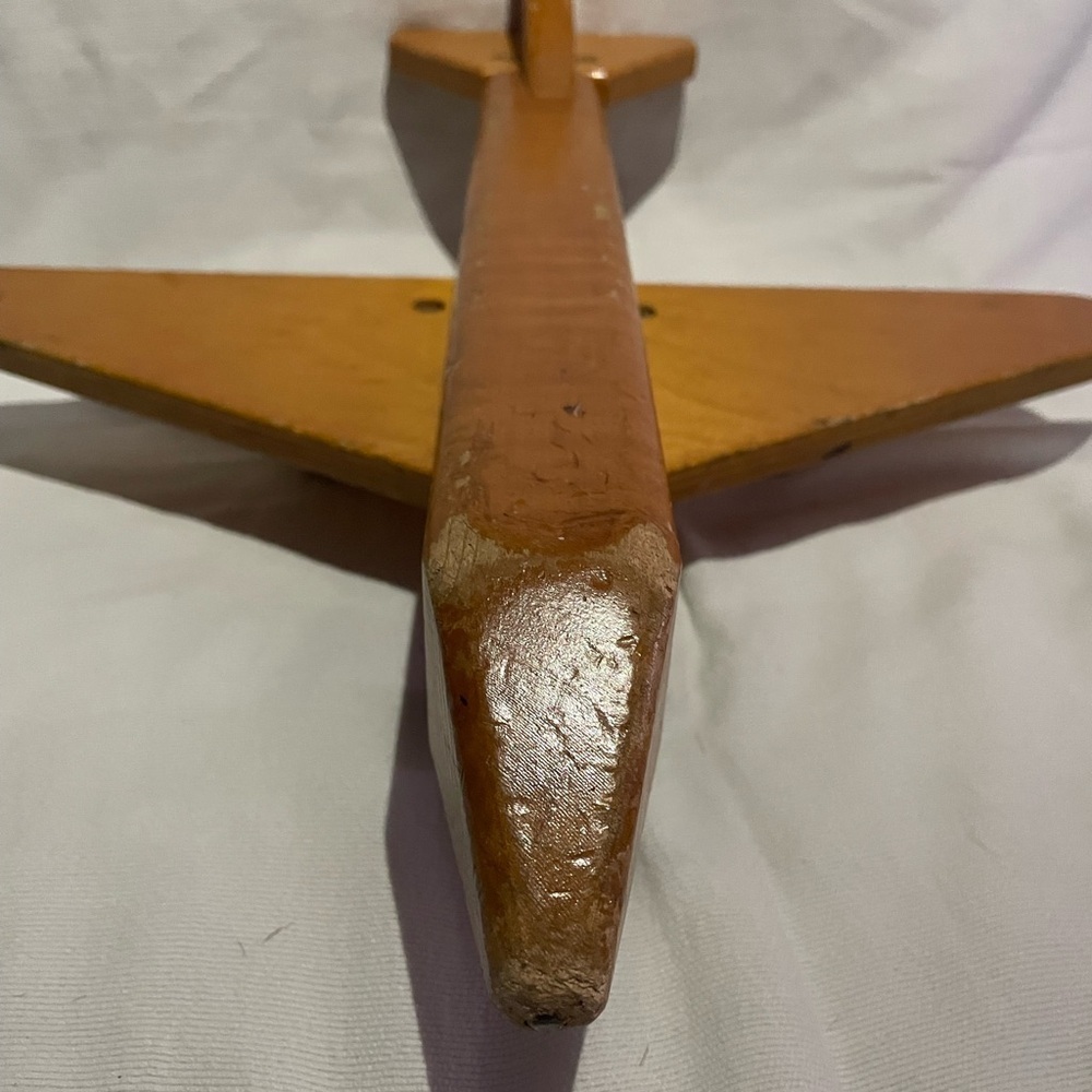 Vintage Community Rifton,NY Wooden Toy Airplane - Picture 6 of 10